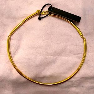 J. Crew Gold Tone Choker Necklace